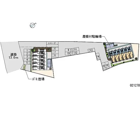 富山市中島１丁目 月極駐車場